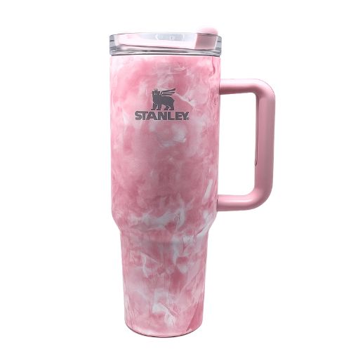 Stanley Marble Quencher H2.0 | 40oz Limited Edition (pink) - Hover