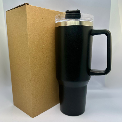 Stainless Steel Tumbler with Handle – 40oz - Hover